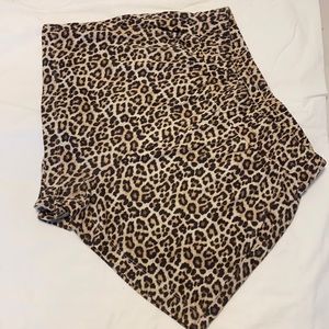 H&M Basics Cheetah Lounge Shorts